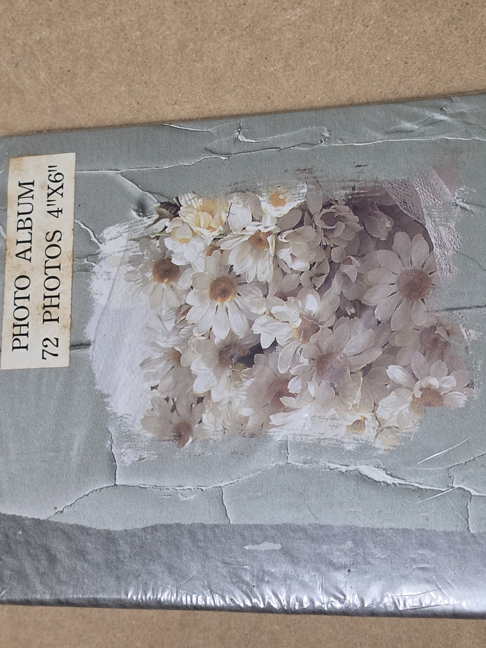 Floral Photo Album • 72 Photos • 4×6" • New Sealed